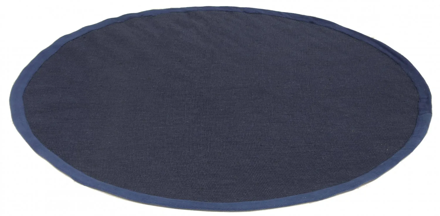 Alfombras redondeadas (sisal) - Agave (azul marino)