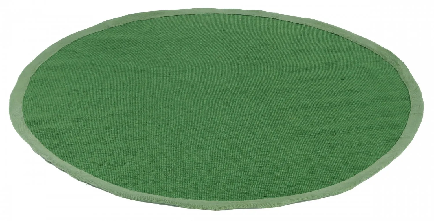 Alfombras redondeadas (sisal) - Agave (verde)