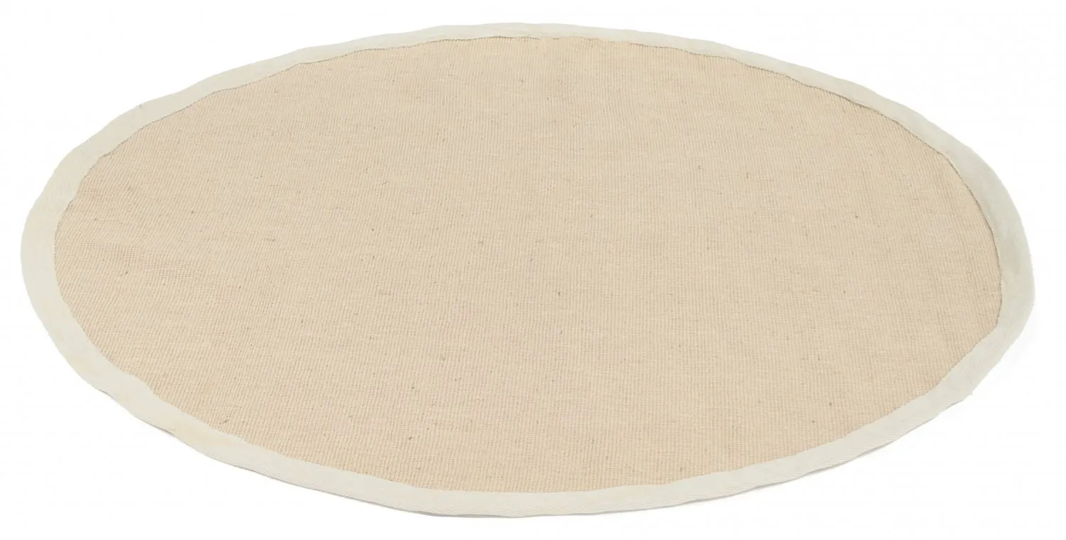 Alfombras redondeadas (sisal) - Agave (beige/gris)