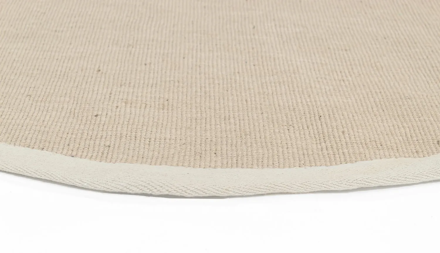 Alfombras redondeadas (sisal) - Agave (beige/gris)
