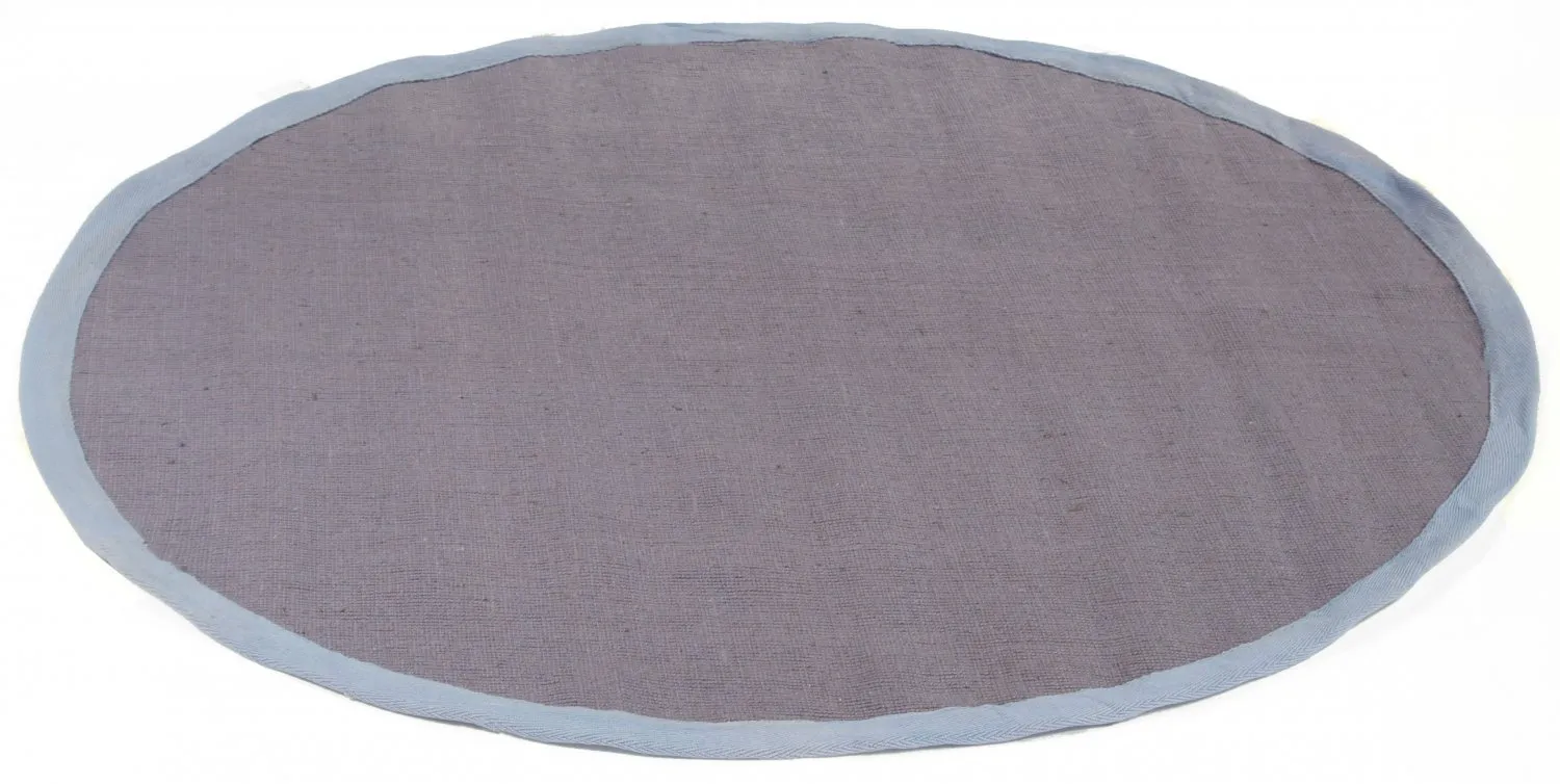 Alfombras redondeadas (sisal) - Agave (gris)