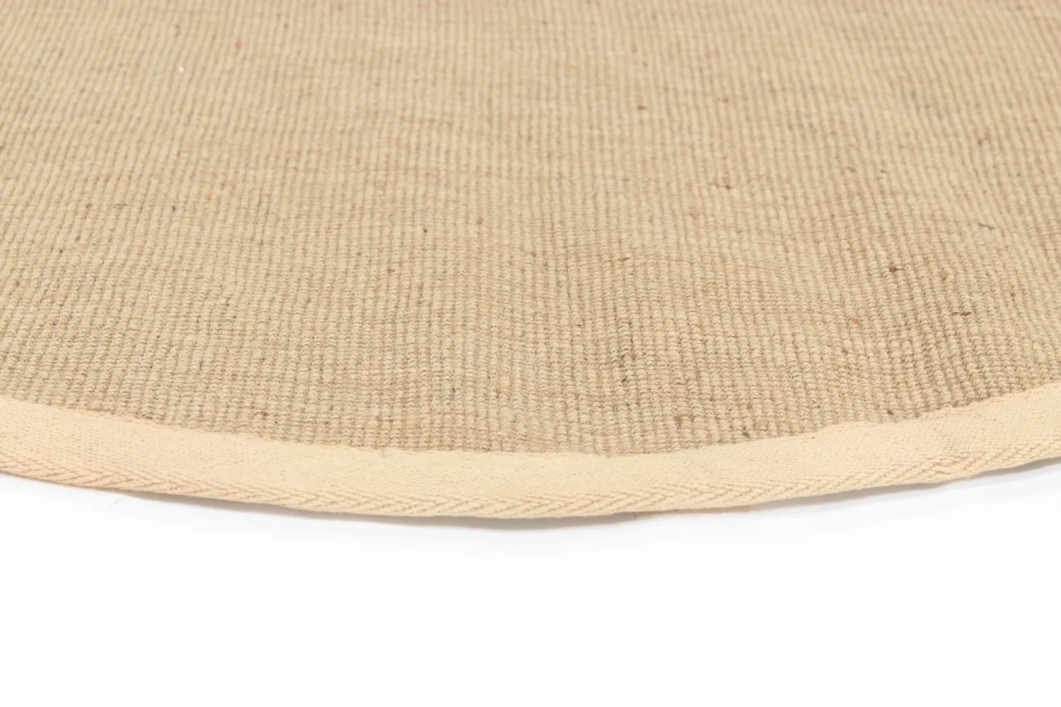 Alfombras redondeadas (sisal) - Agave (beige/beige)