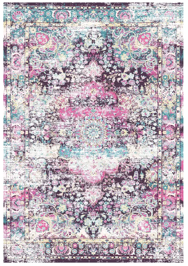 Alfombra Wilton - Jedaida (rosa/multi)