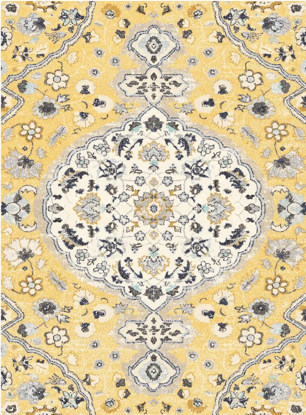 Alfombra Wilton - Mojácar (amarillo)