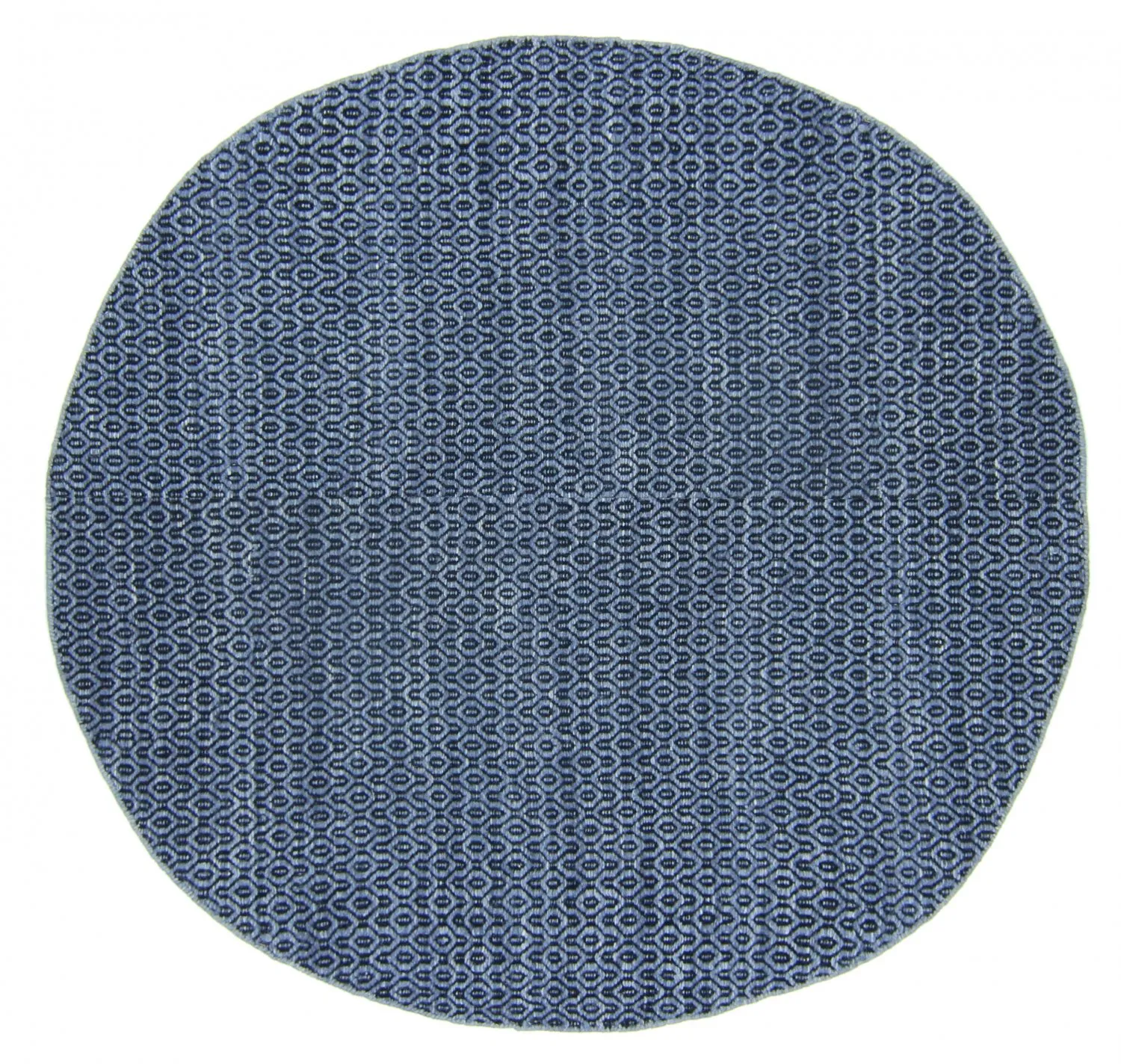 Alfombras redondeadas - Snowshill (azul/negro)