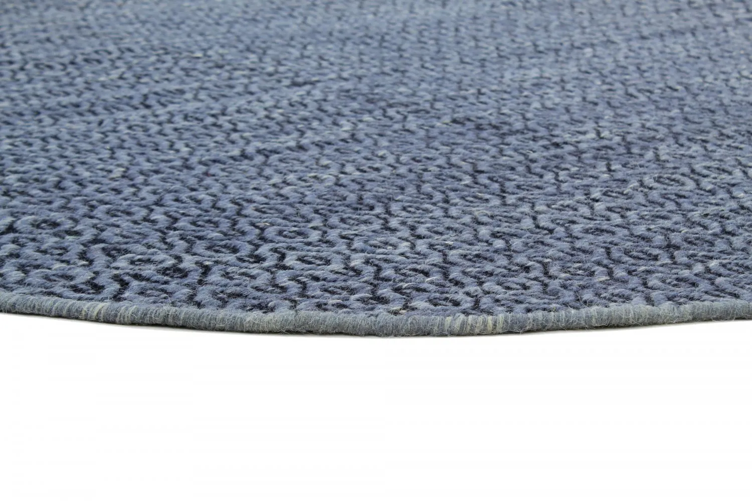 Alfombras redondeadas - Snowshill (azul/negro)