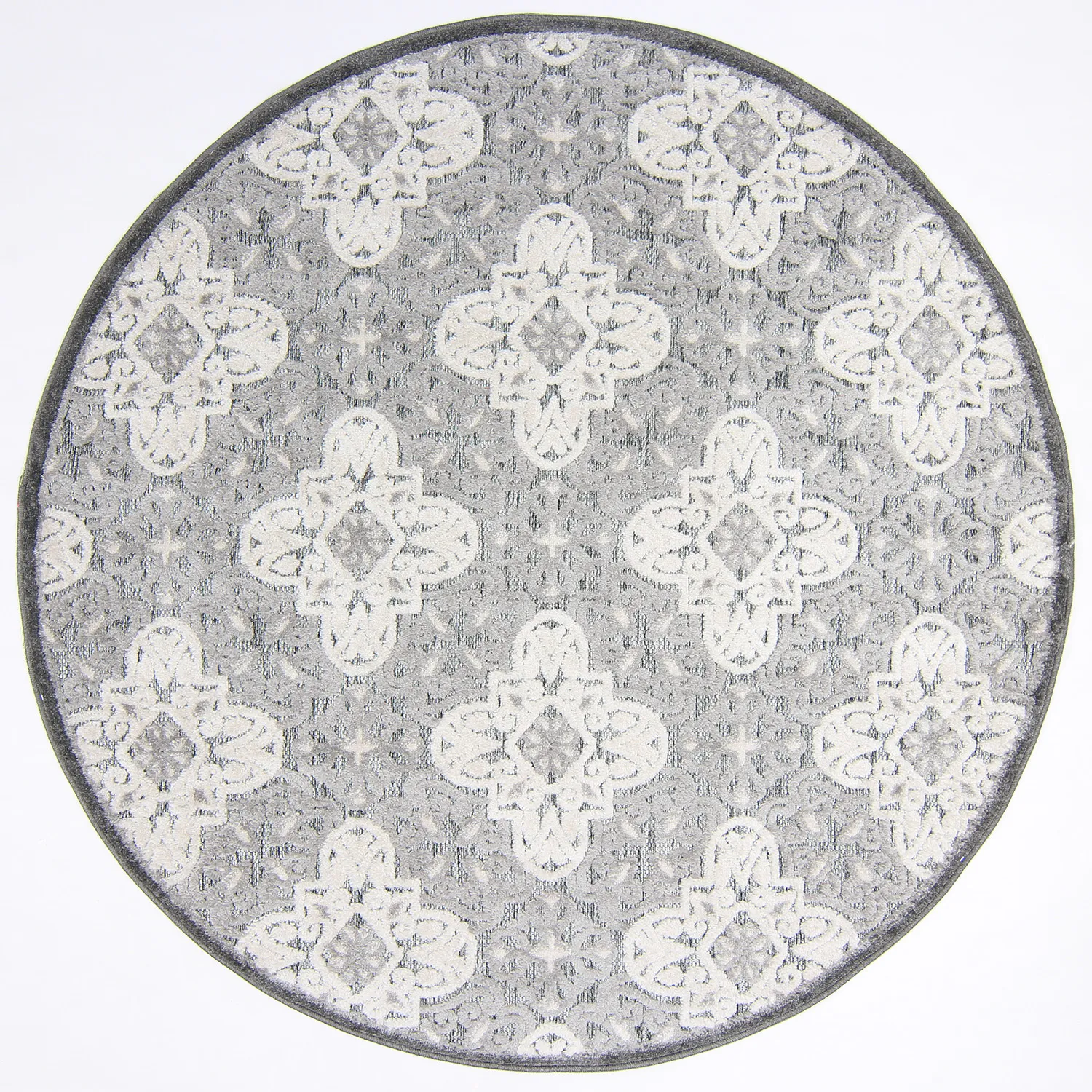 Alfombras redondeadas - Indoor/Outdoor Hampton (gris)