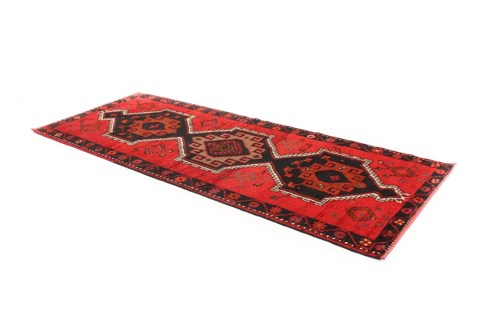 Alfombra Kilim Oriental 325 x 129 cm