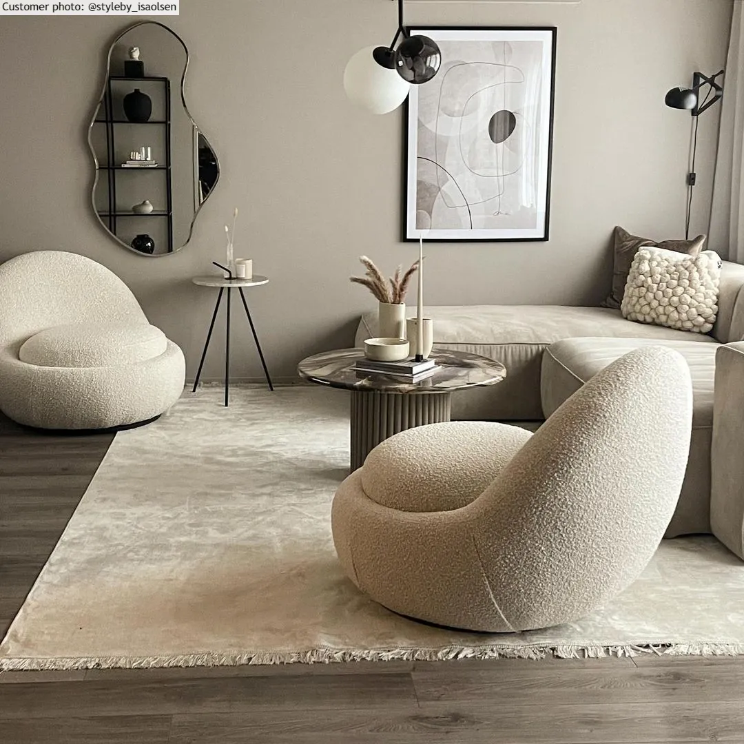 Alfombra Wilton - Art Silk (gris/beige)
