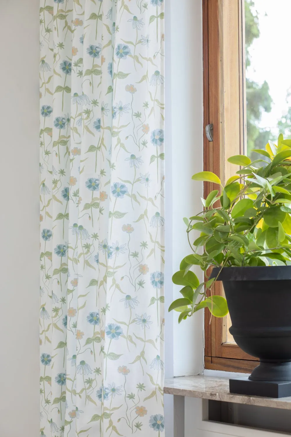 Cortinas - Cortina de algodón Sweetie (azul)