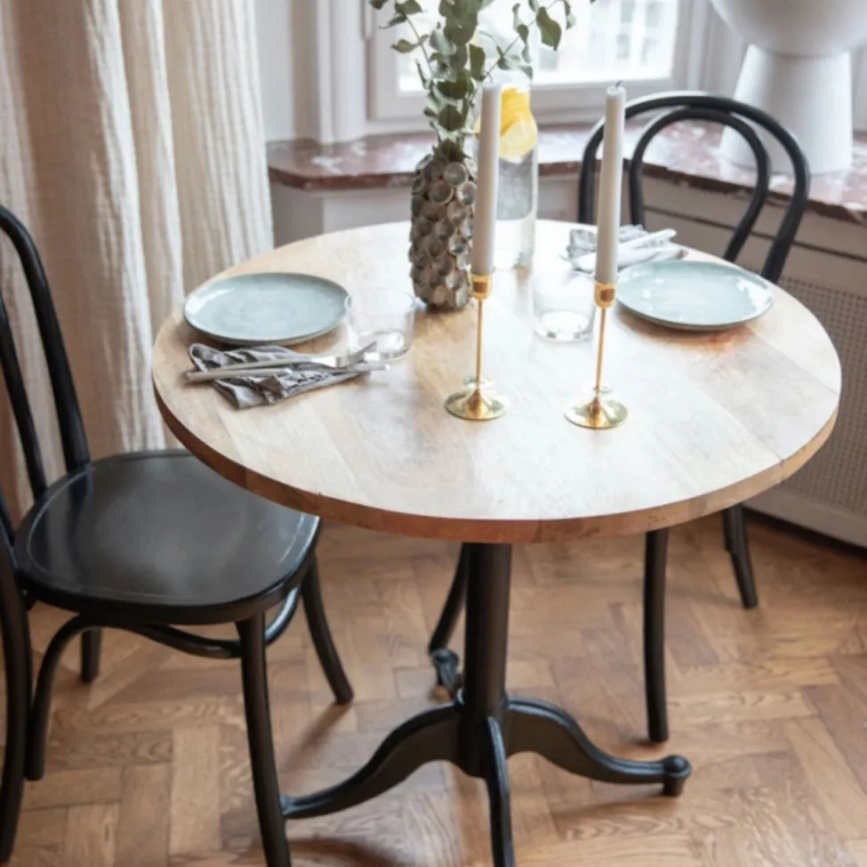 Mesa de comedor - Långholmen - 80 cm round (vintage)