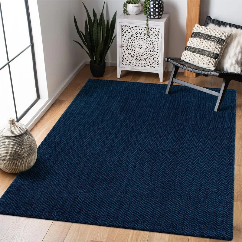 Alfombras de pelo largo - Pandora (azul)
