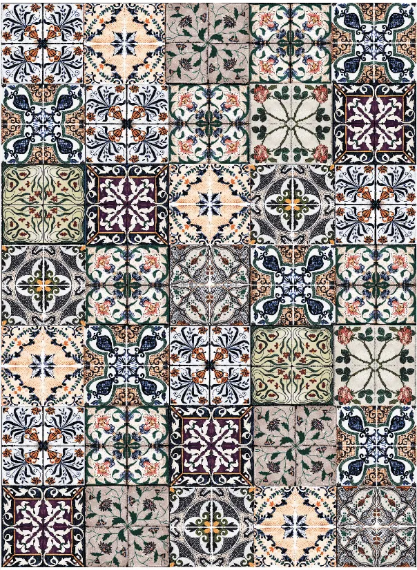 Alfombra Wilton - Tierra (multicolor)