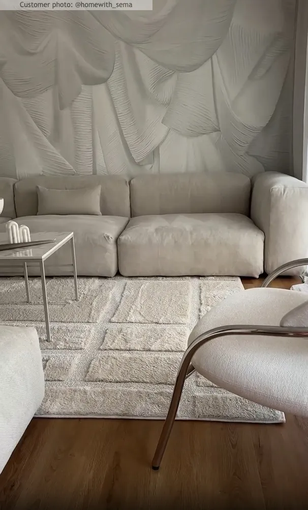 Alfombras de pelo largo - Tillie (offwhite)