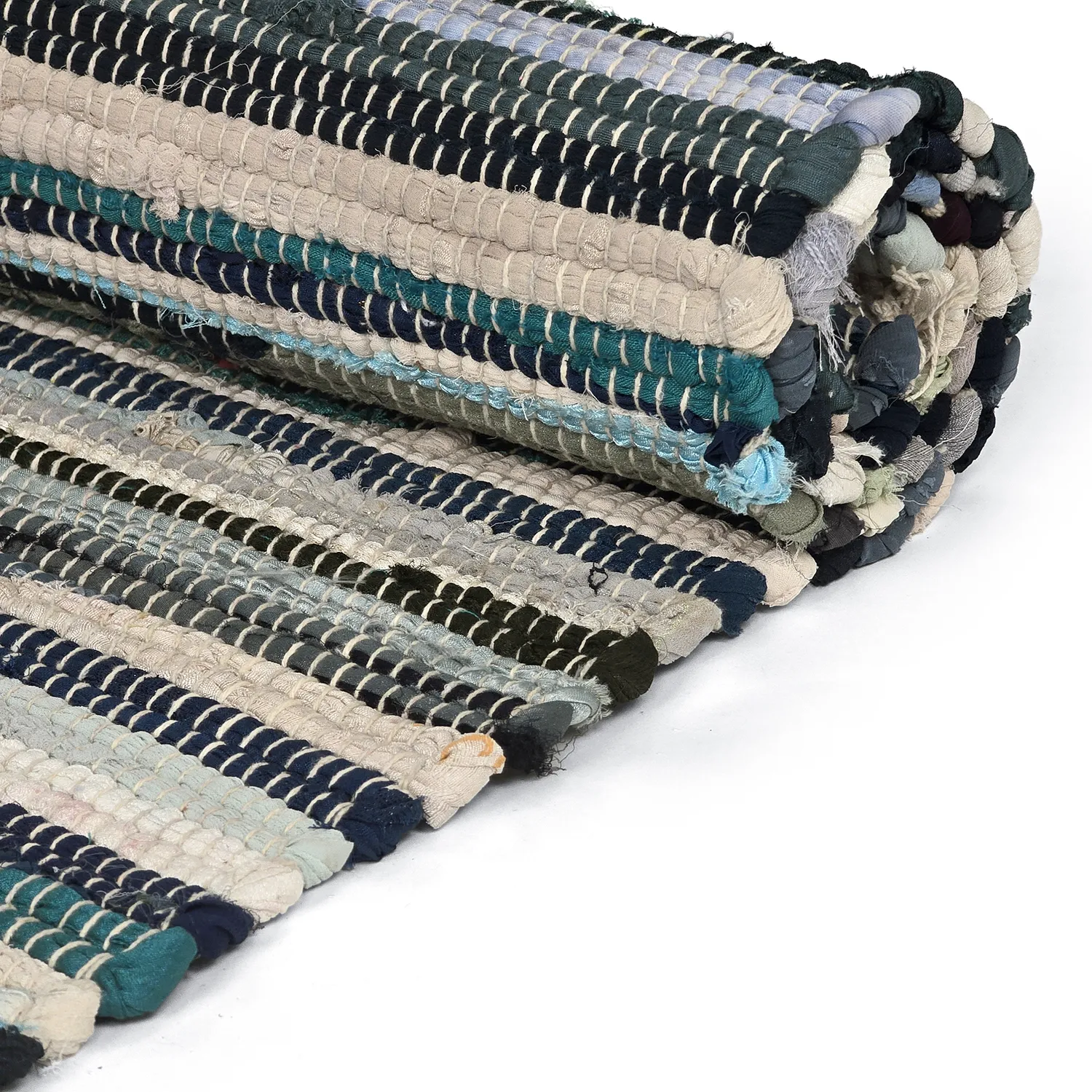 Alfombra de trapo - Home (azul/multicolor)