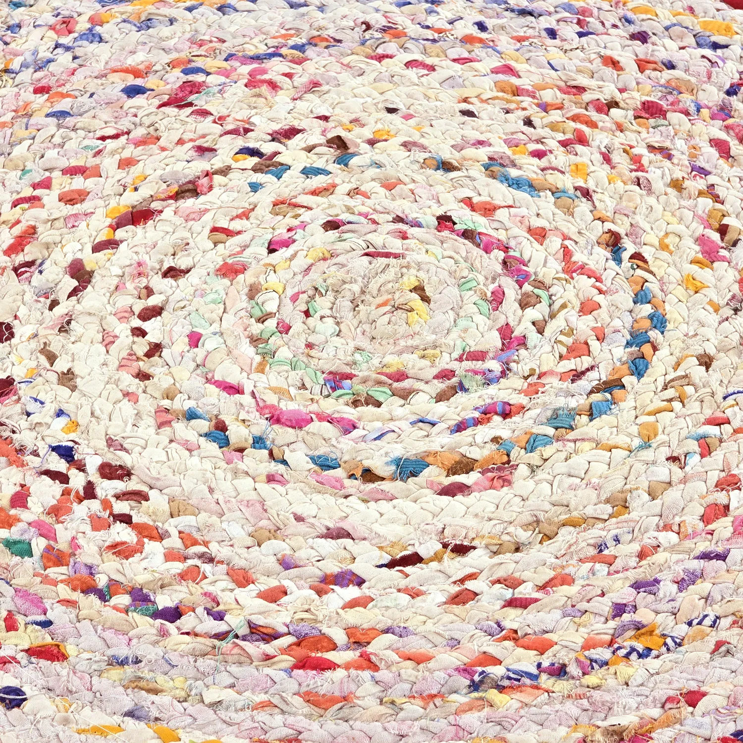 Alfombras redondeadas - San Fransisco (blanco/multi)