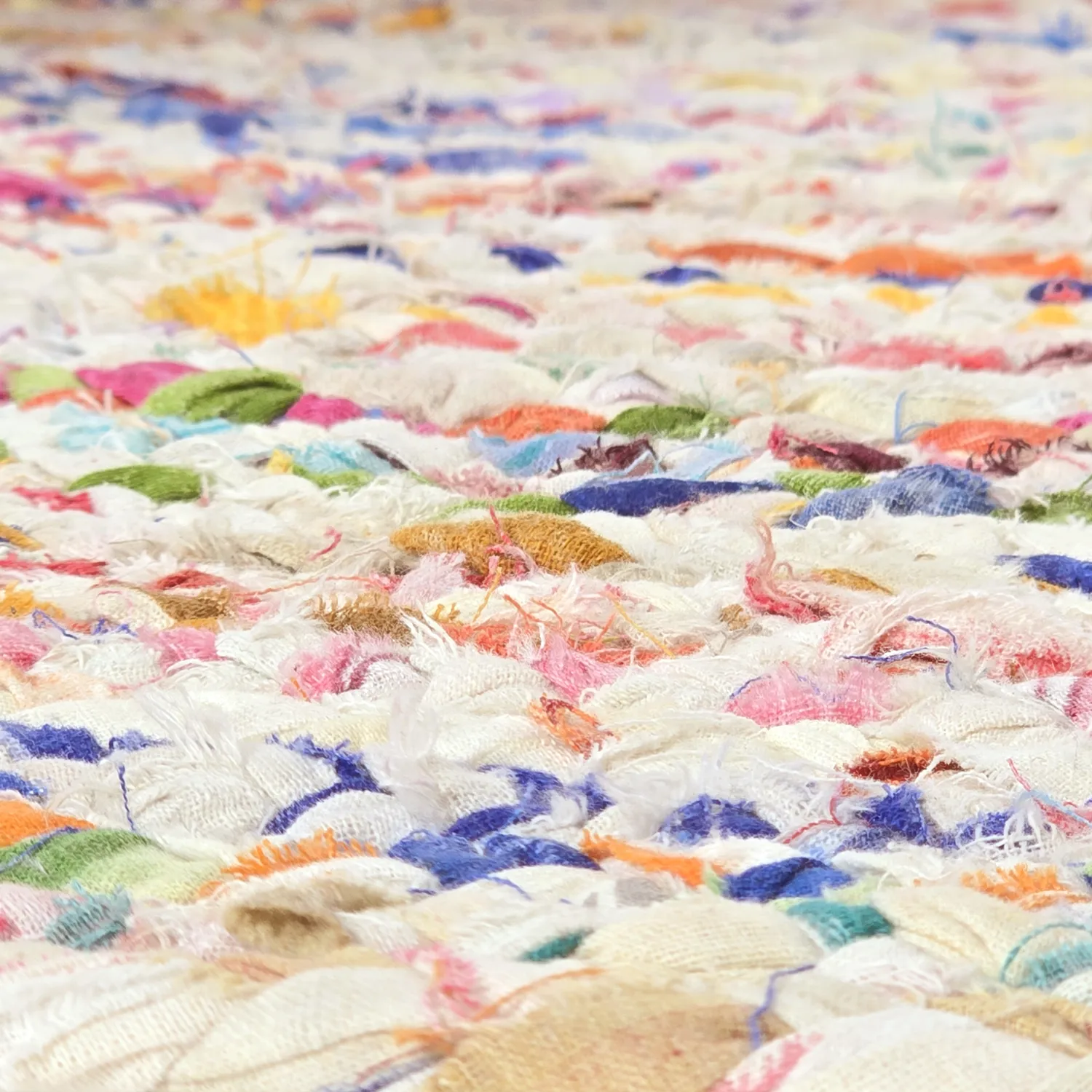 Alfombras redondeadas - San Fransisco (blanco/multi)