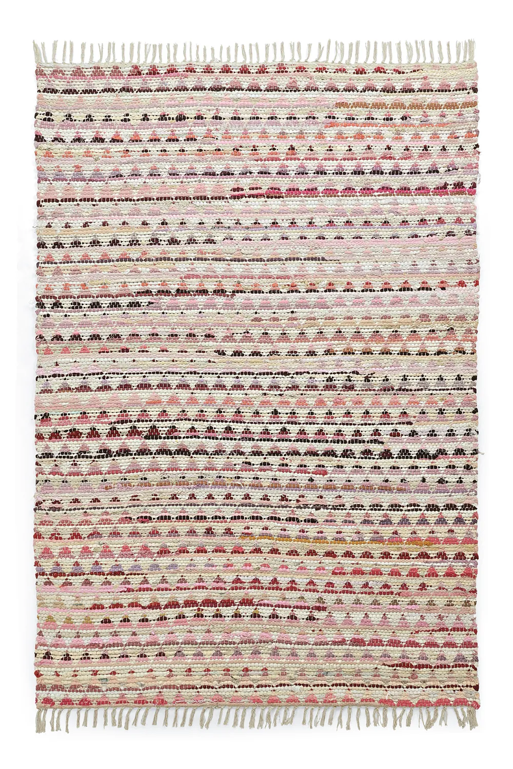 Alfombra de trapo - Lindby (rosa/multicolor)
