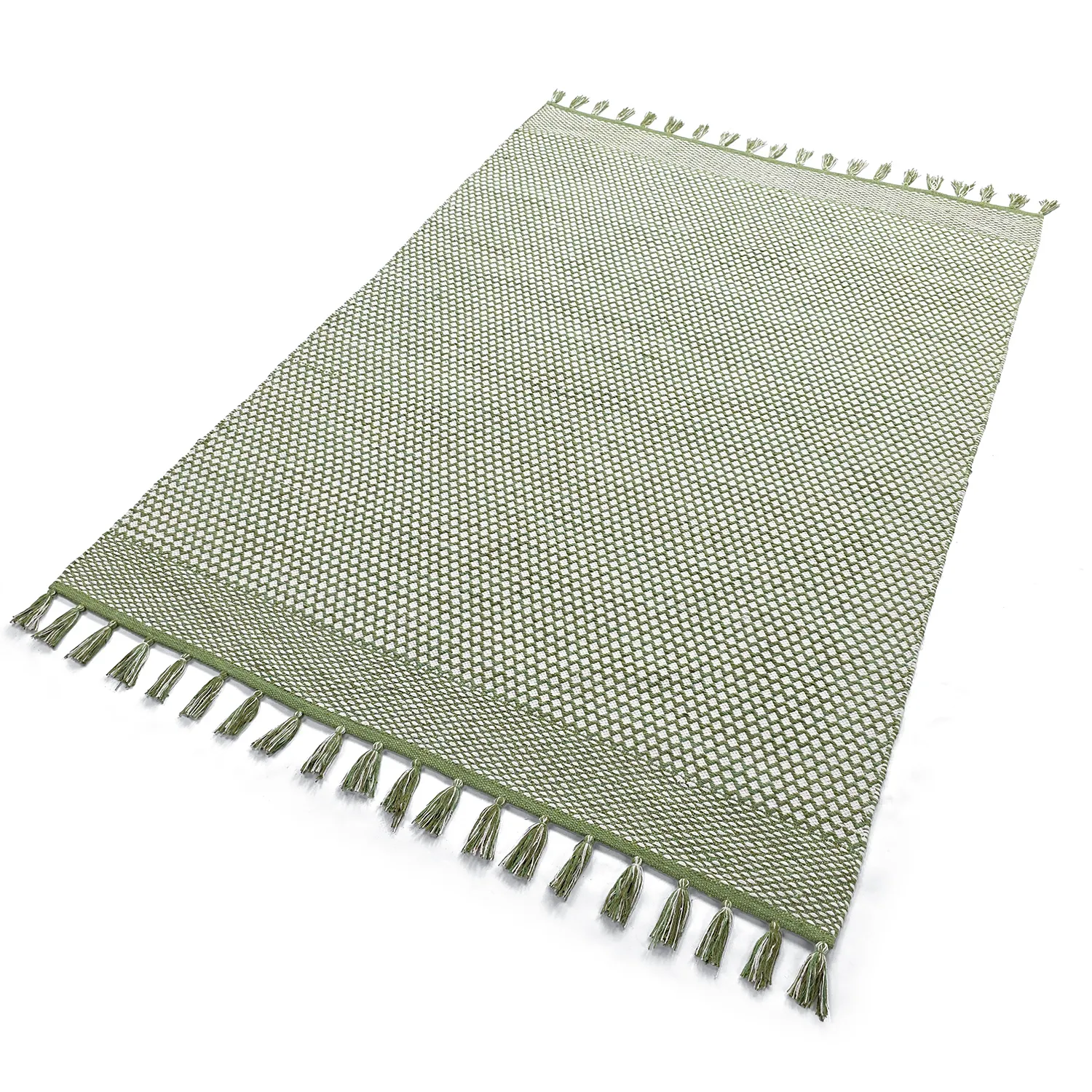 Alfombra de trapo - Vinga (verde)