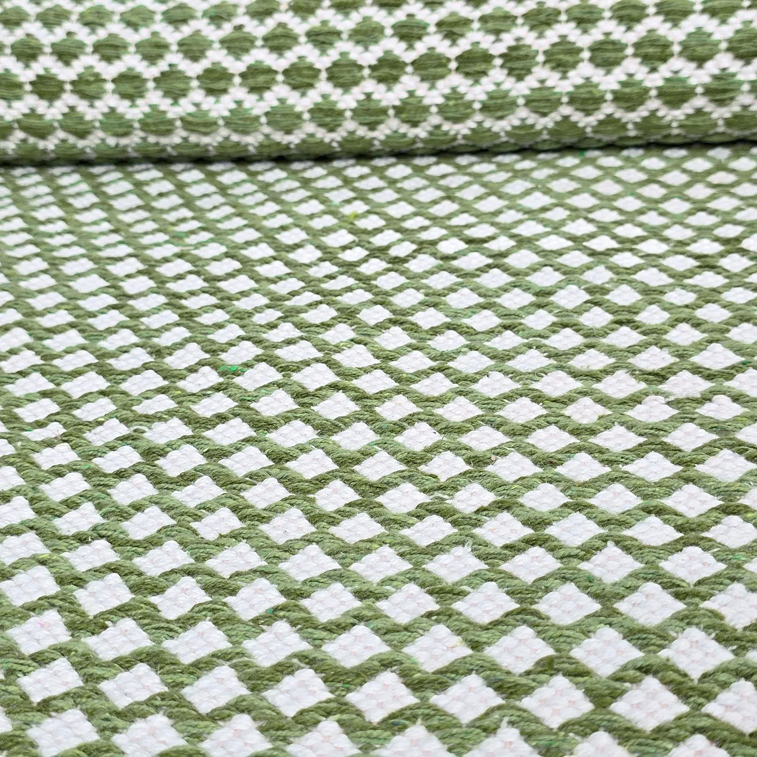 Alfombra de trapo - Vinga (verde)