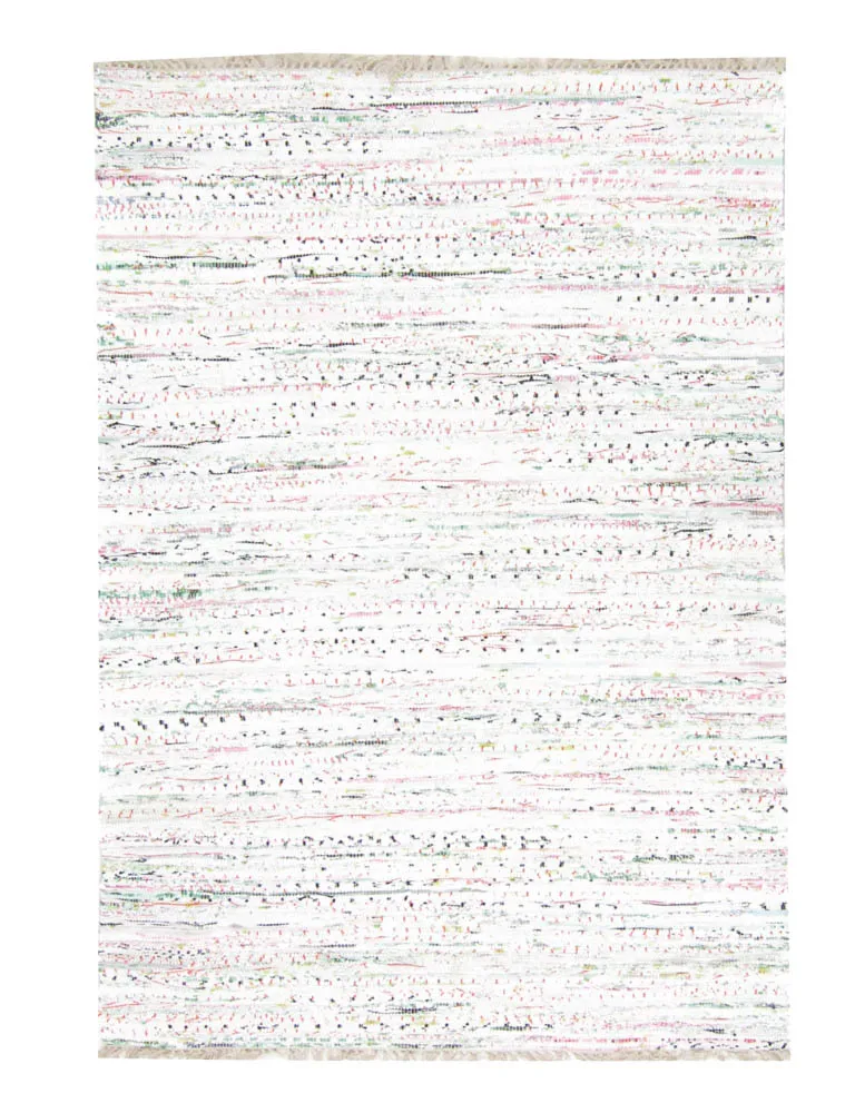 Alfombra de algodón - Multi tras (multicolor)