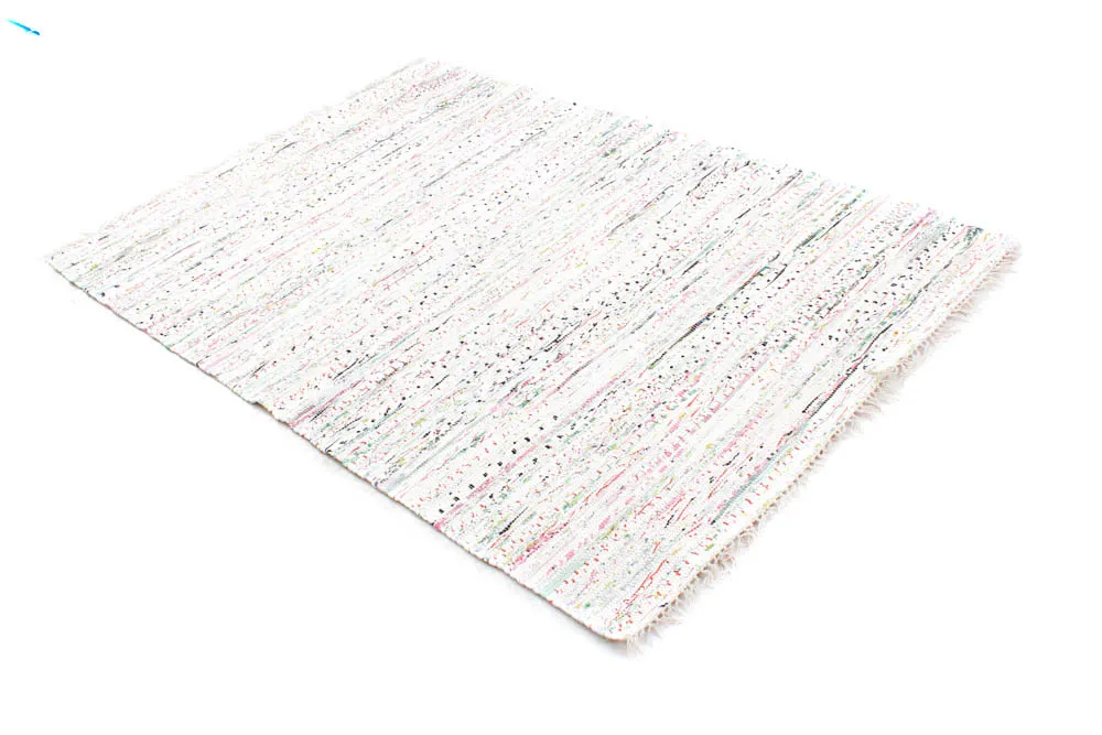 Alfombra de algodón - Multi tras (multicolor)