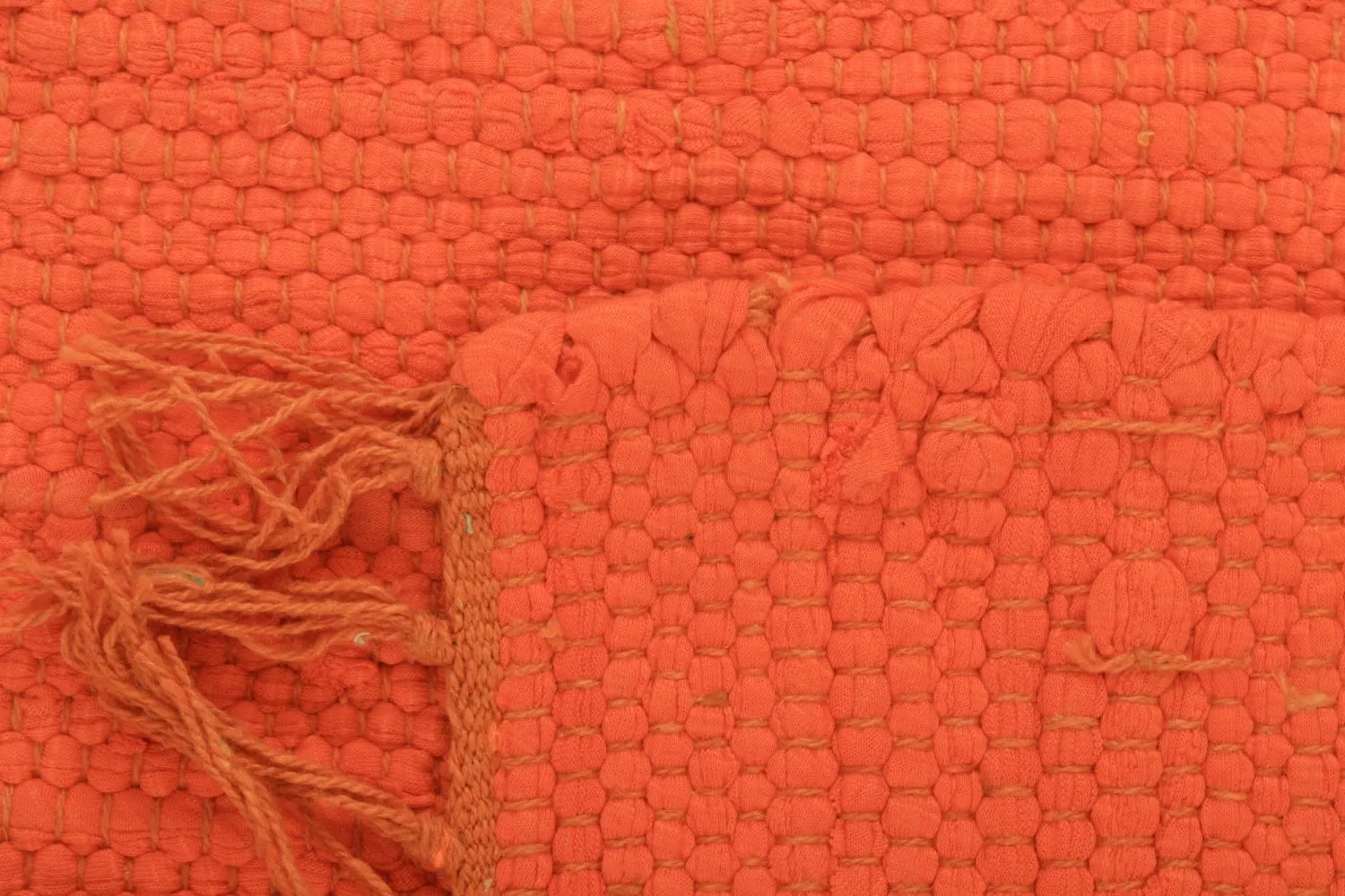 Alfombra de algodón - Silje (naranja)