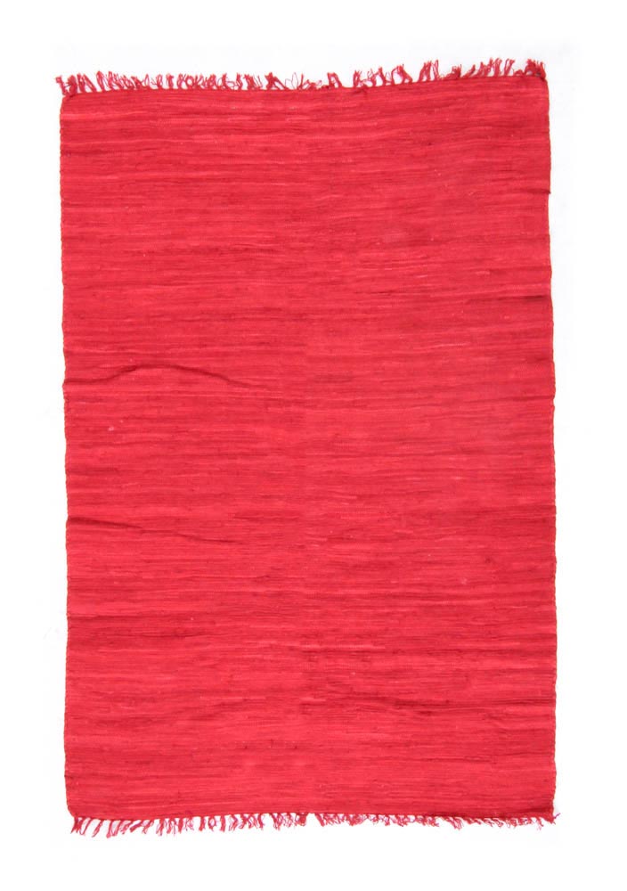 Alfombra de algodón - Silje (rojo)