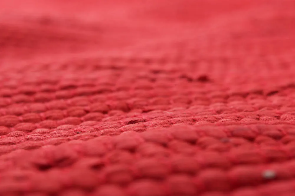 Alfombra de algodón - Silje (rojo)
