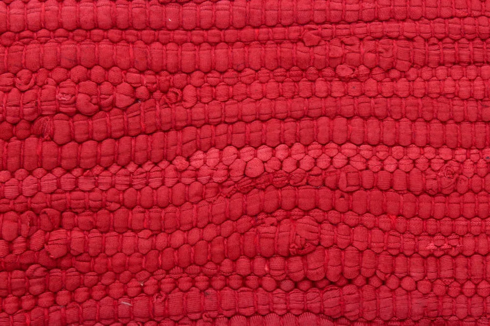Alfombra de algodón - Silje (rojo)