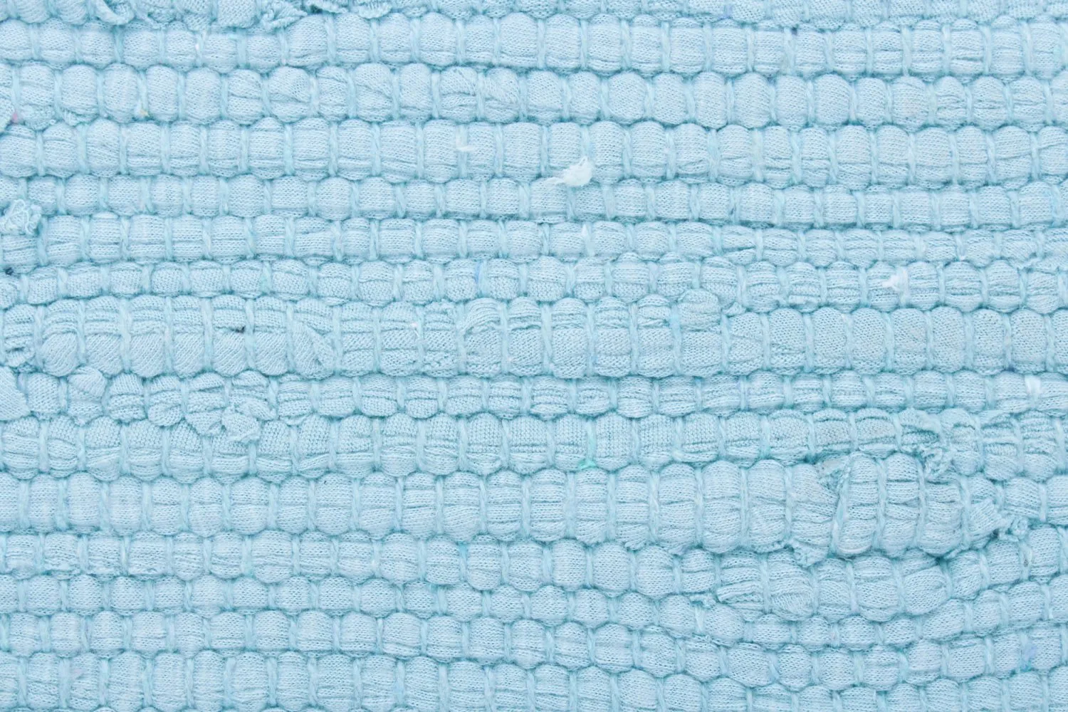 Alfombra de algodón - Silje (azul/turquesa)