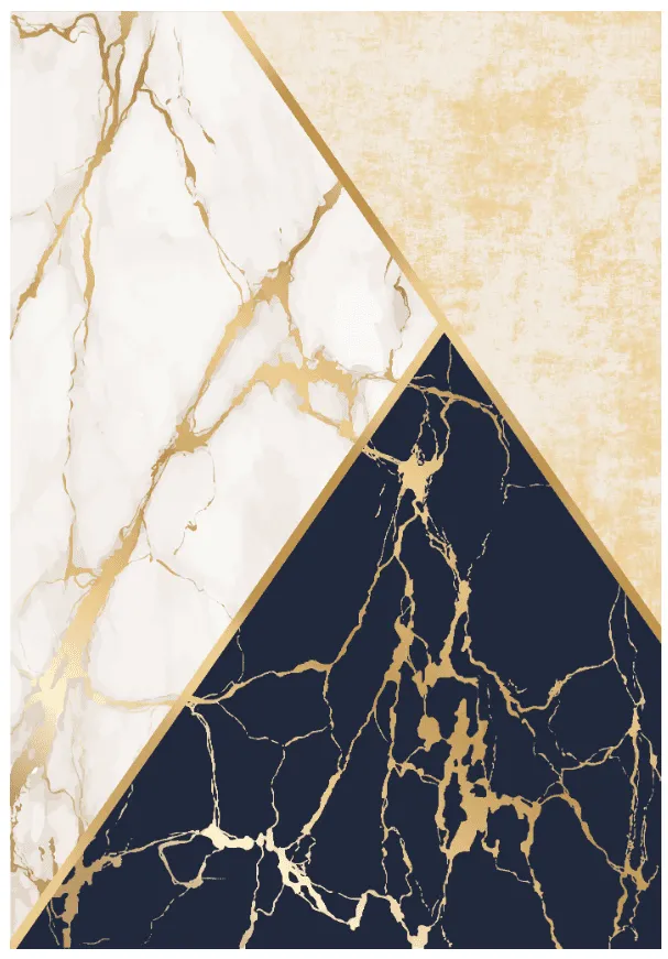 Alfombra Wilton - Canelli (beige/blanco/azul)