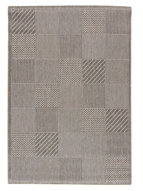 Alfombra Wilton - Tibet Patch (gris)
