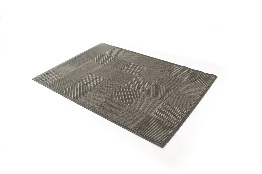 Alfombra Wilton - Tibet Patch (gris)