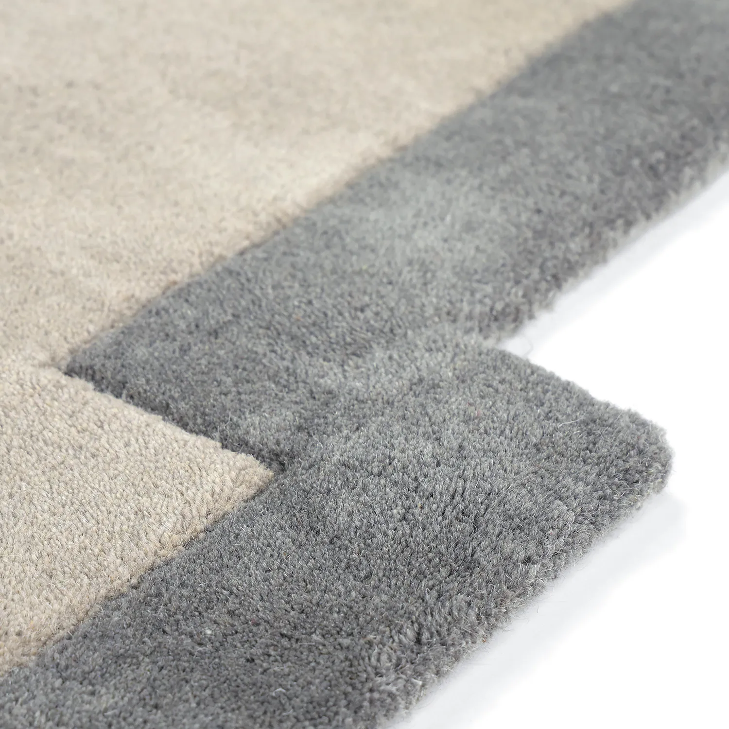 Alfombra de Lana - Agra Hand Tufted Wool Premium (gris)