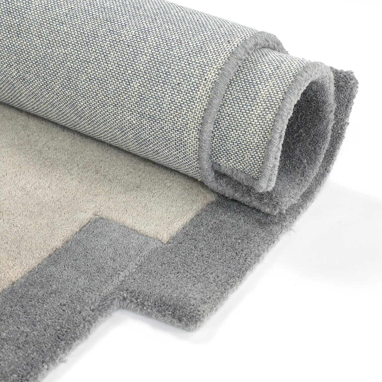 Alfombra de Lana - Agra Hand Tufted Wool Premium (gris)