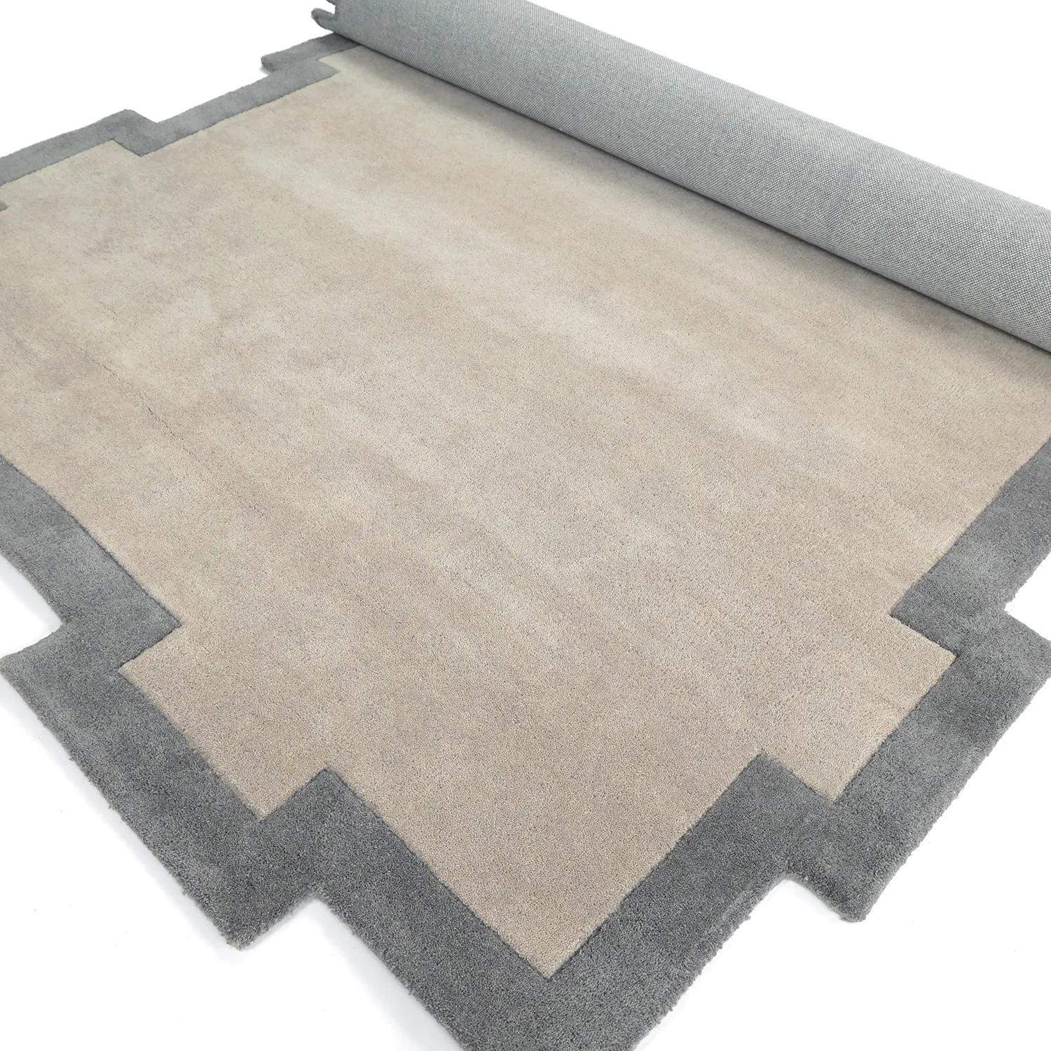 Alfombra de Lana - Agra Hand Tufted Wool Premium (gris)