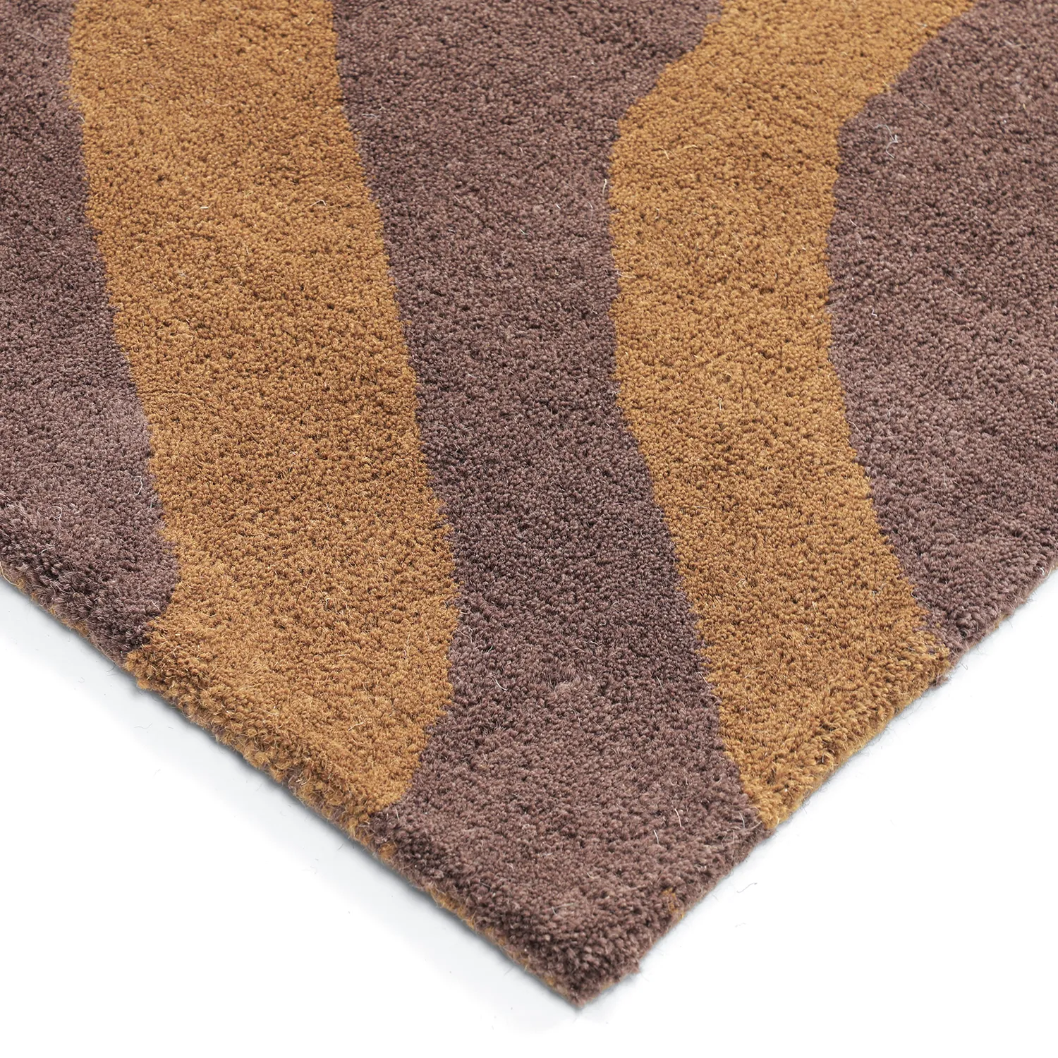 Alfombra de Lana - Aiz Hand Tufted Wool Premium (marrón)
