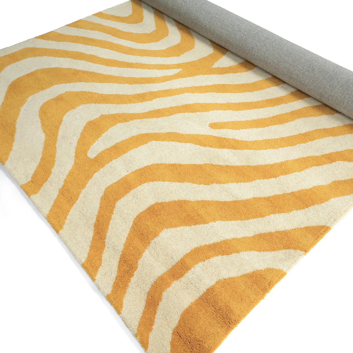 Alfombra de Lana - Aiz Hand Tufted Wool Premium (amarillo)