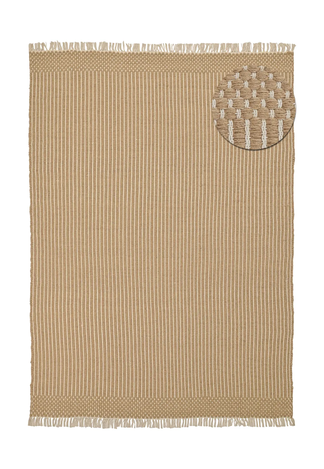 Alfombra de Lana - Arbil (beige/blanco)