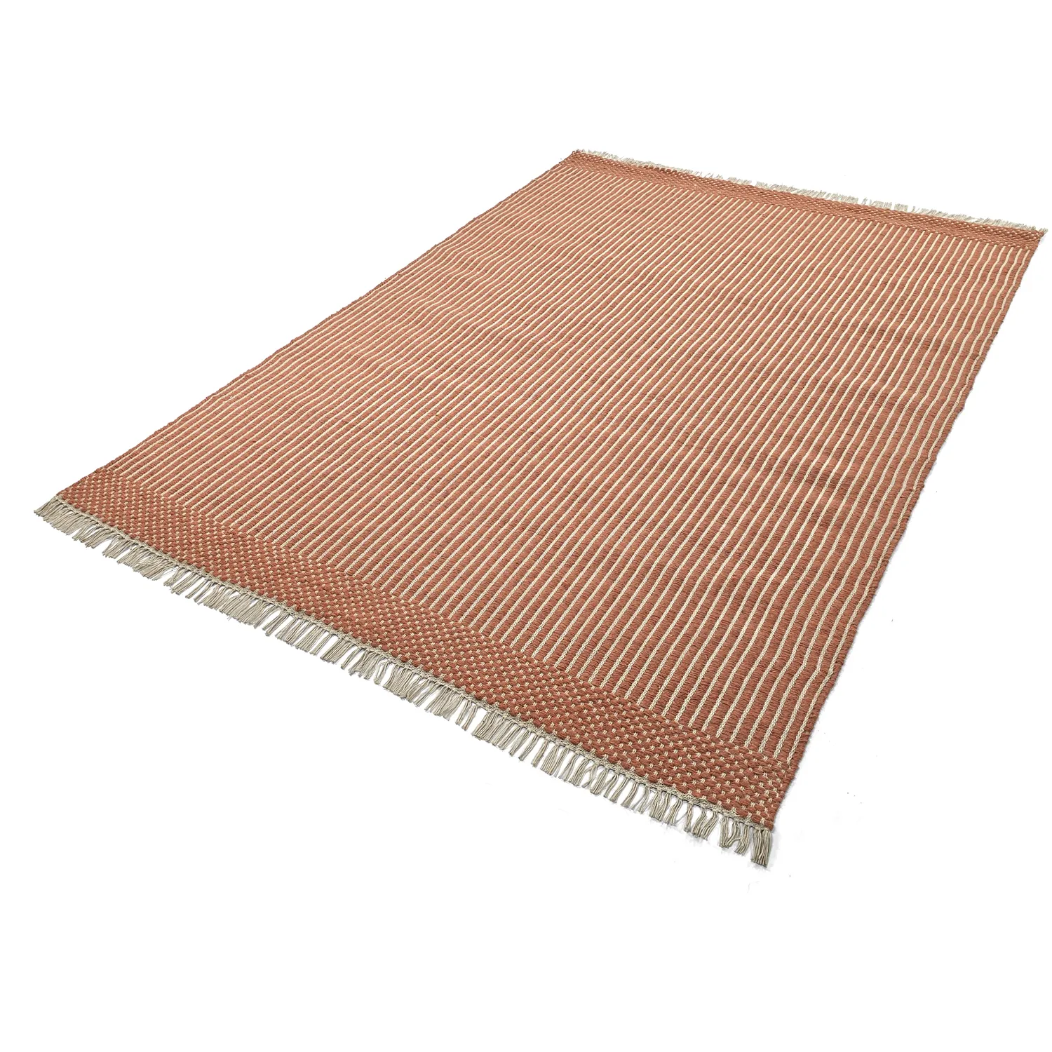 Alfombra de Lana - Arbil (terracota/blanco)