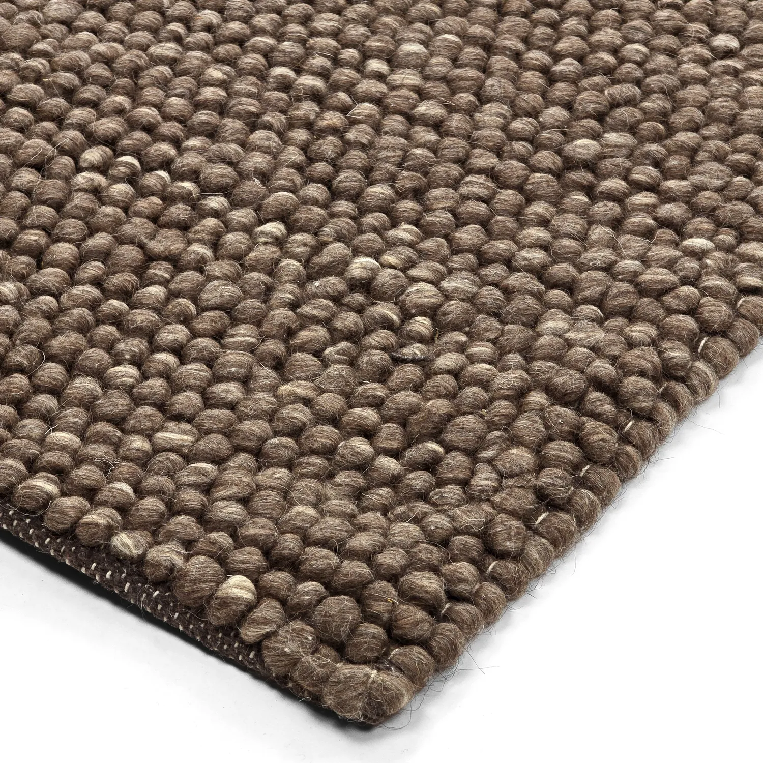 Alfombra de Lana - Avafors Wool Bubble (marrón/beige)