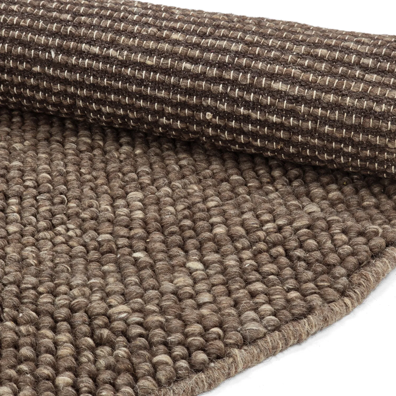 Alfombras redondeadas - Avafors Wool Bubble (marrón/beige)