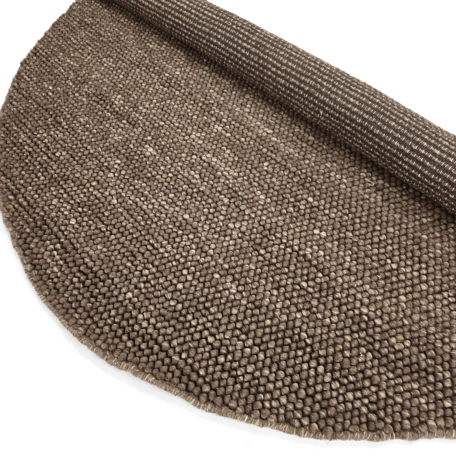 Alfombras redondeadas - Avafors Wool Bubble (marrón/beige)
