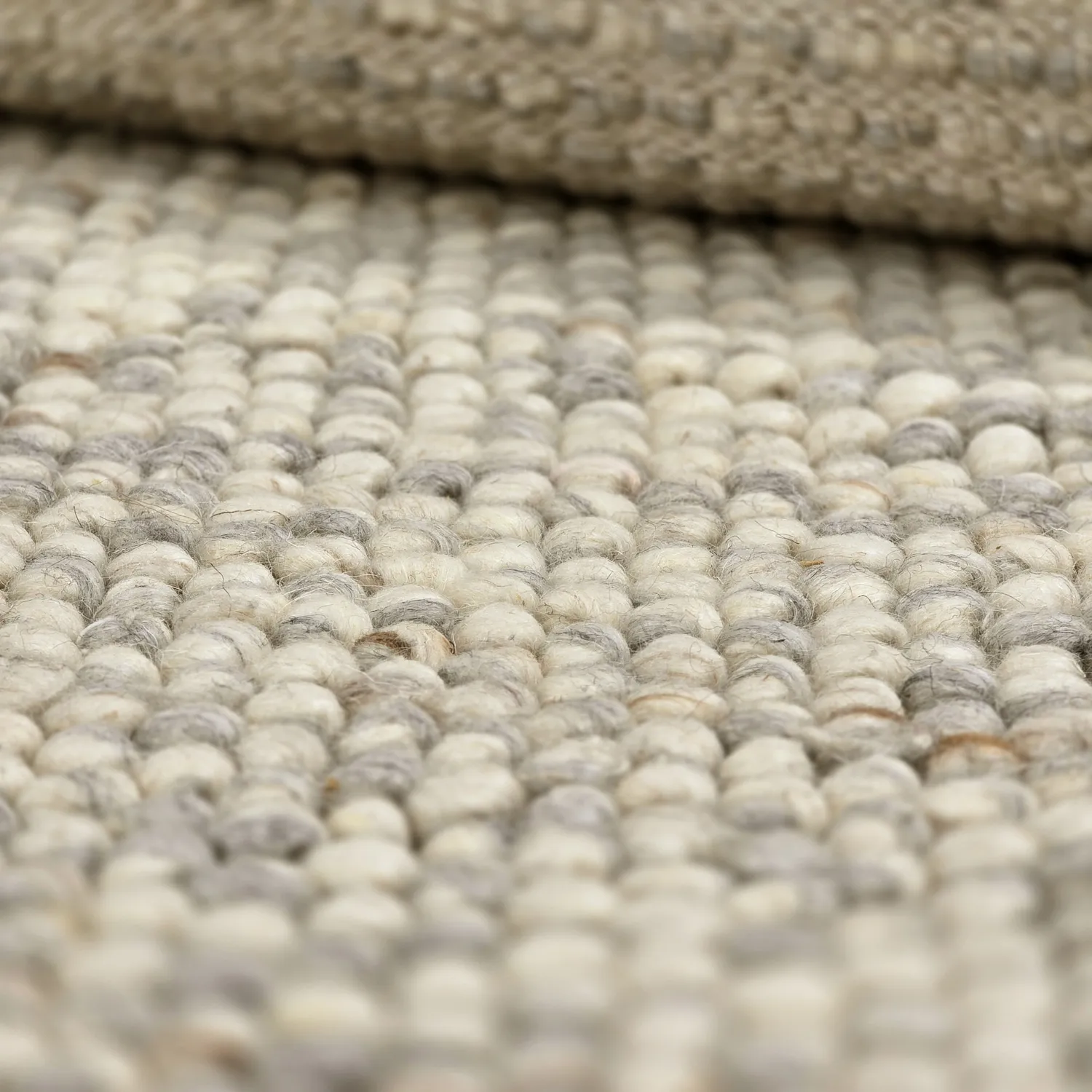 Alfombra de Lana - Avafors Wool Bubble (gris/beige)