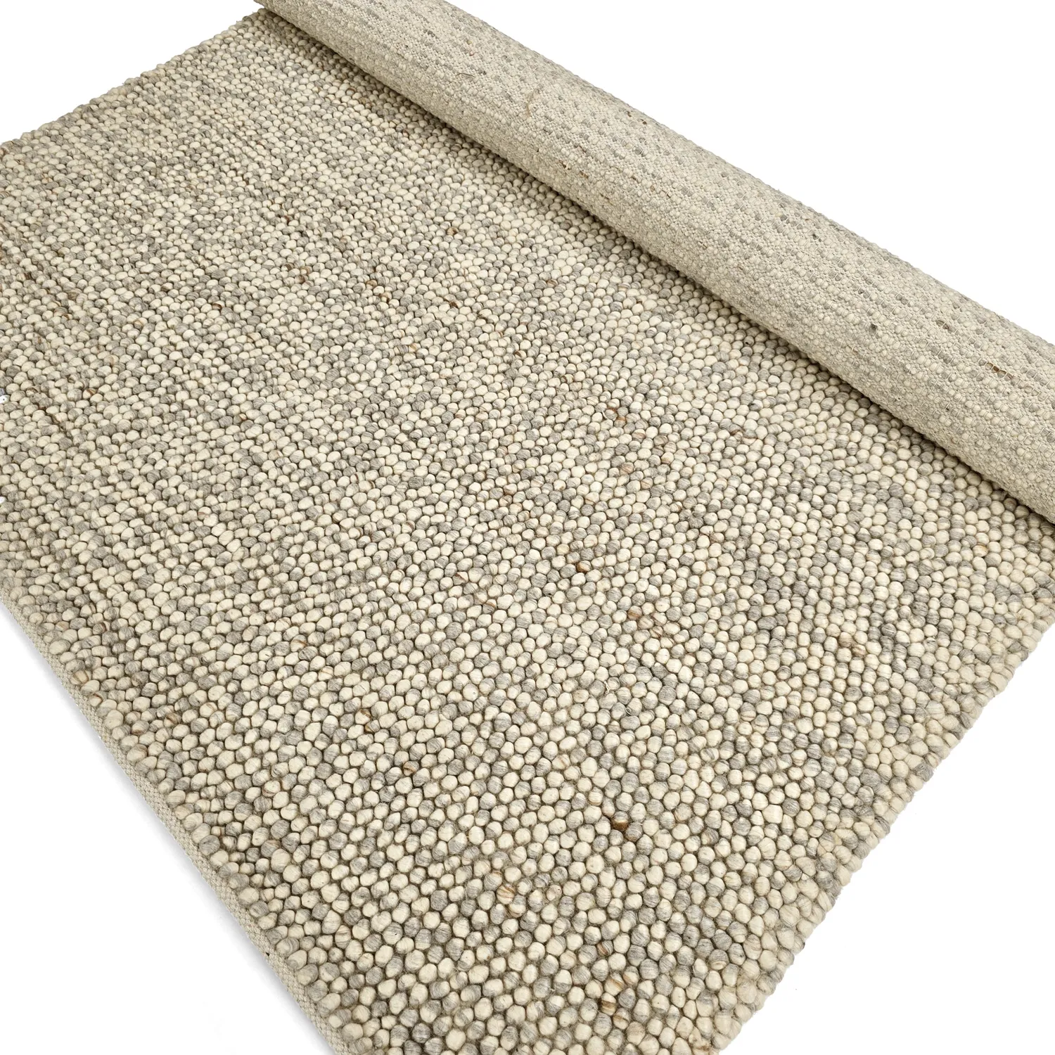 Alfombra de Lana - Avafors Wool Bubble (gris/beige)