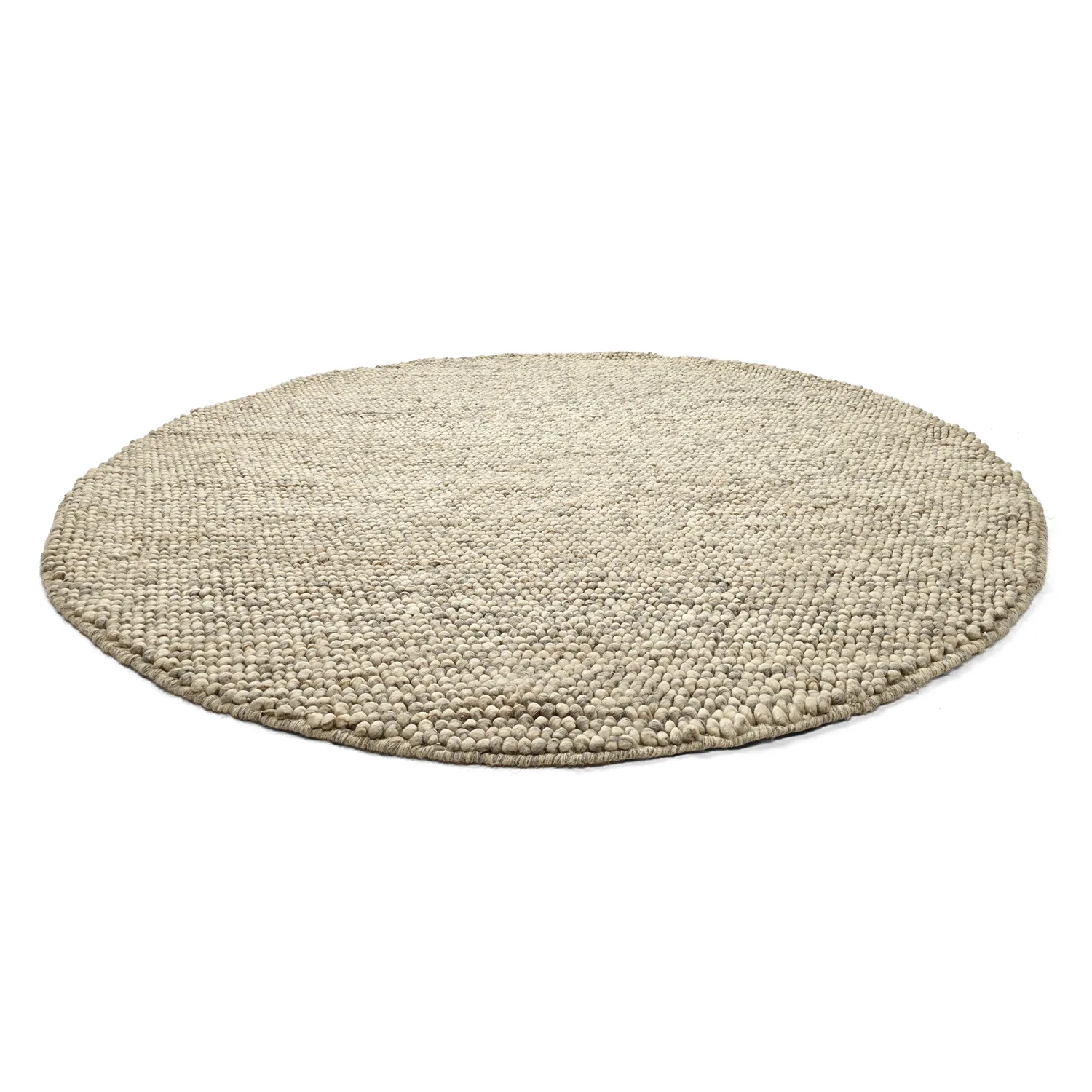 Alfombras redondeadas - Avafors Wool Bubble (gris/beige)