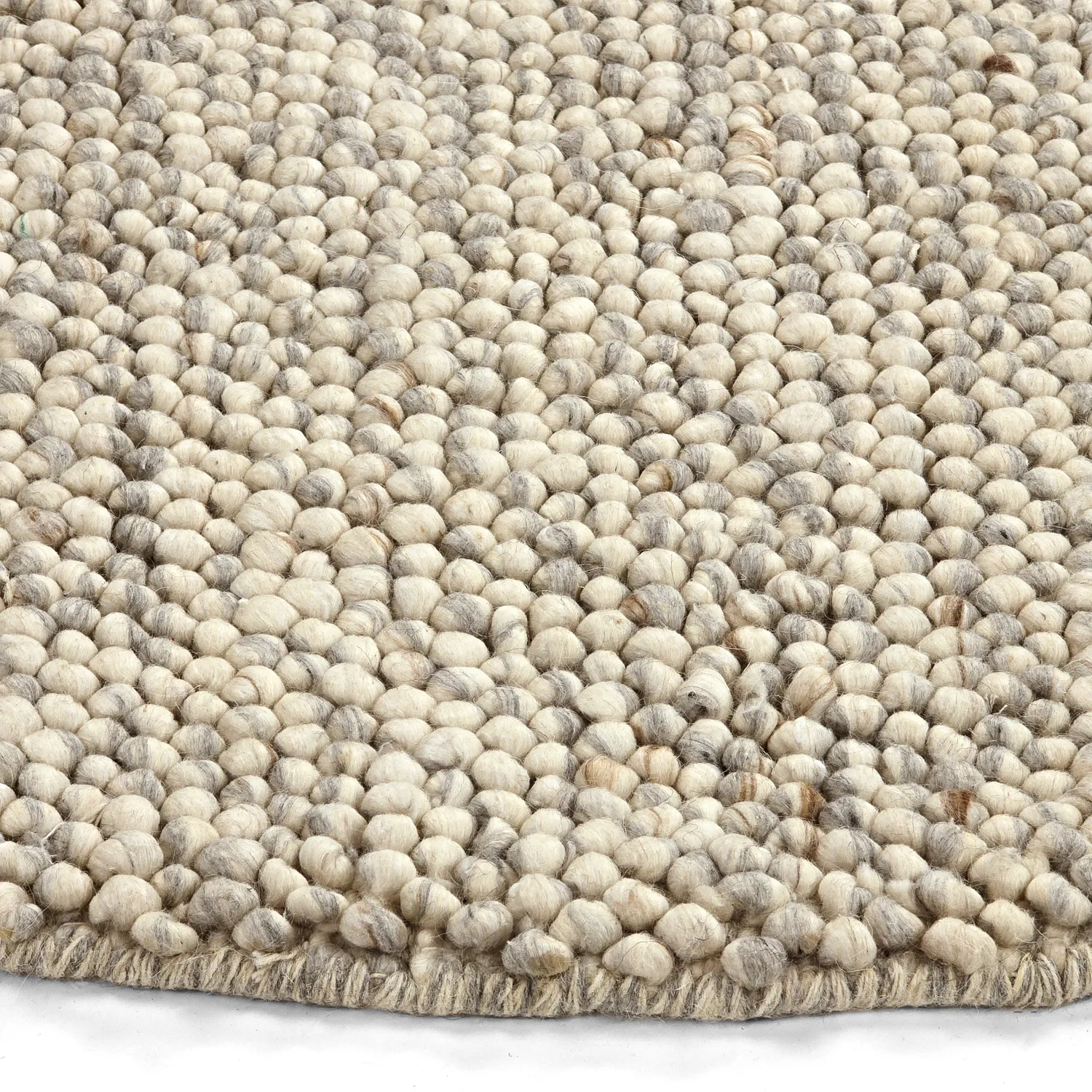 Alfombras redondeadas - Avafors Wool Bubble (gris/beige)