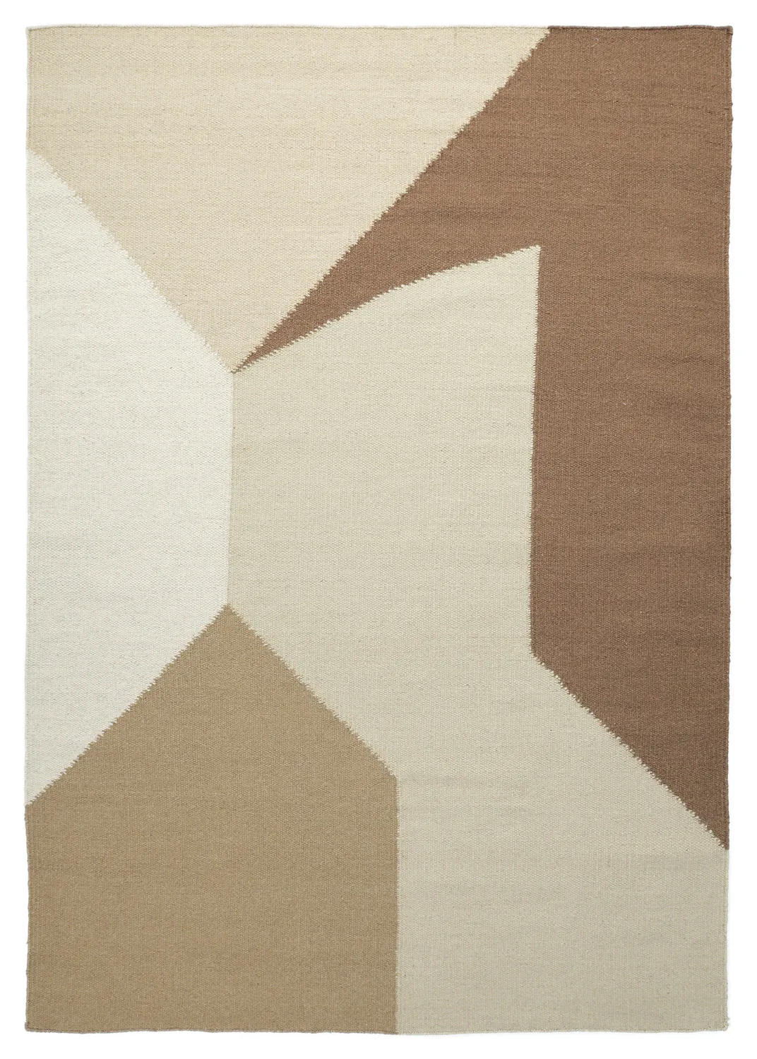 Alfombra de Lana - Aveiro (beige/multicolor)