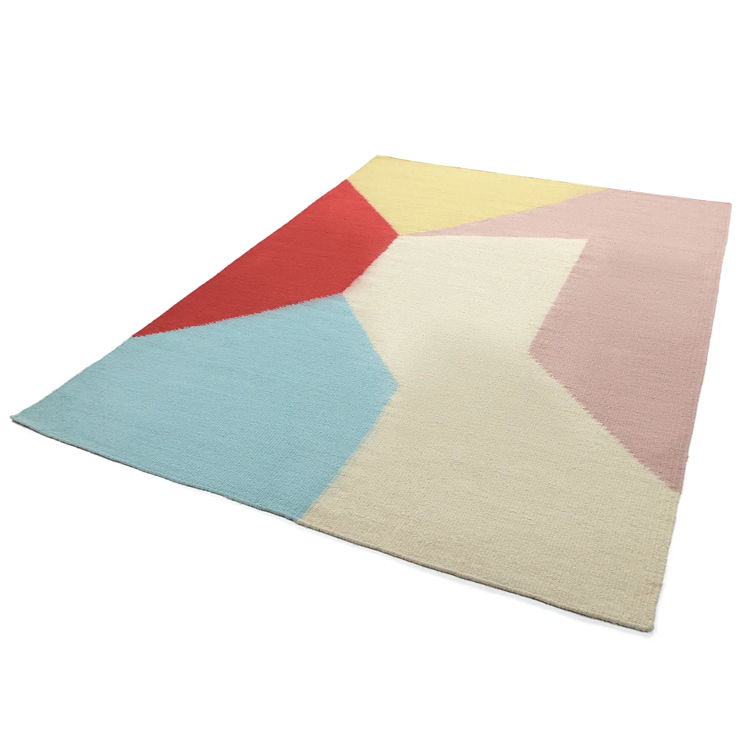 Alfombra de Lana - Aveiro (rosa/multicolor)